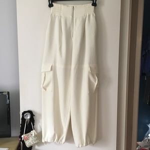 JEANASIS Japan Cream Cargo Pocket Pants S